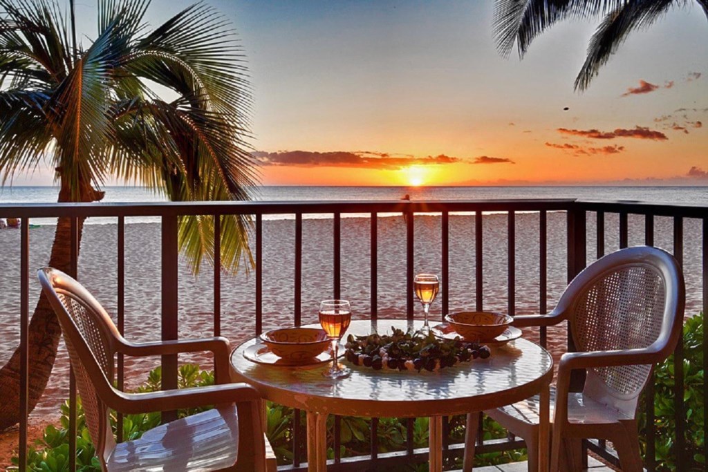 Enjoy amazing sunsets from your lanai