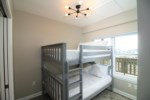 The kids will love the full over full bunkbeds in the spare bedroom.