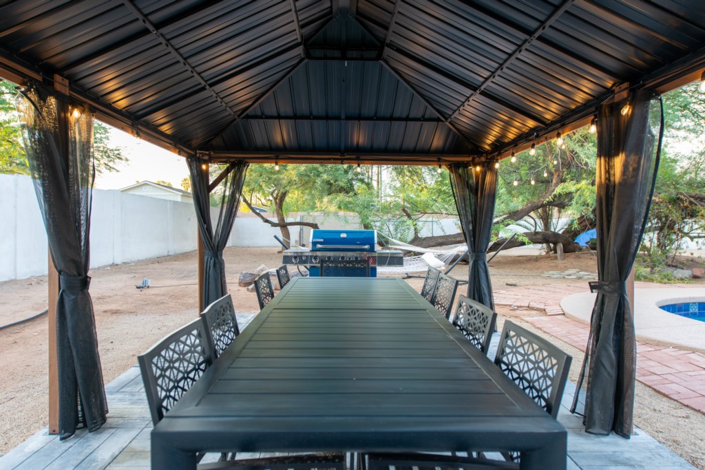 outside dining area