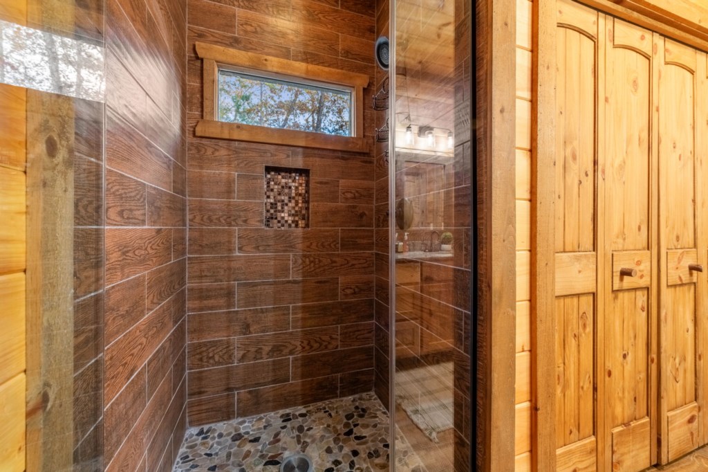 Main Level Bathroom Walk in Shower