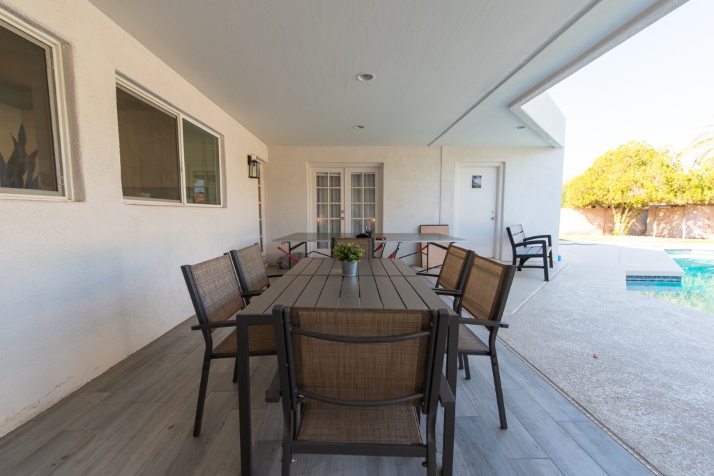 outside dining area