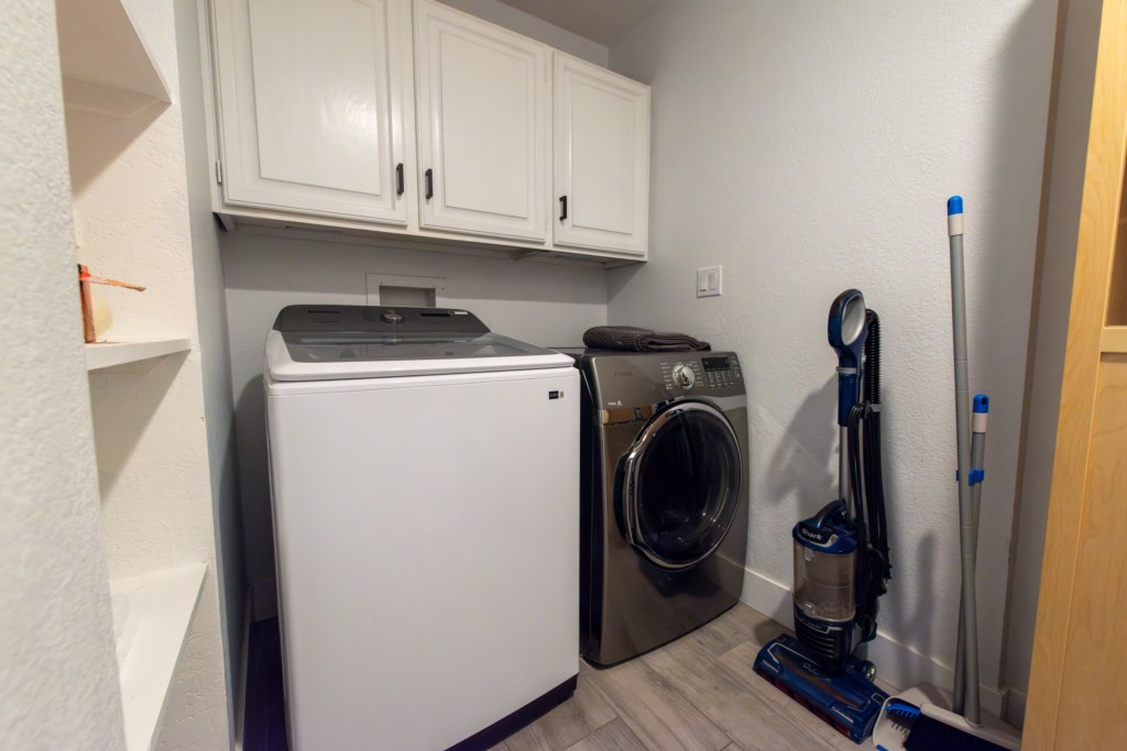 washer and dryer