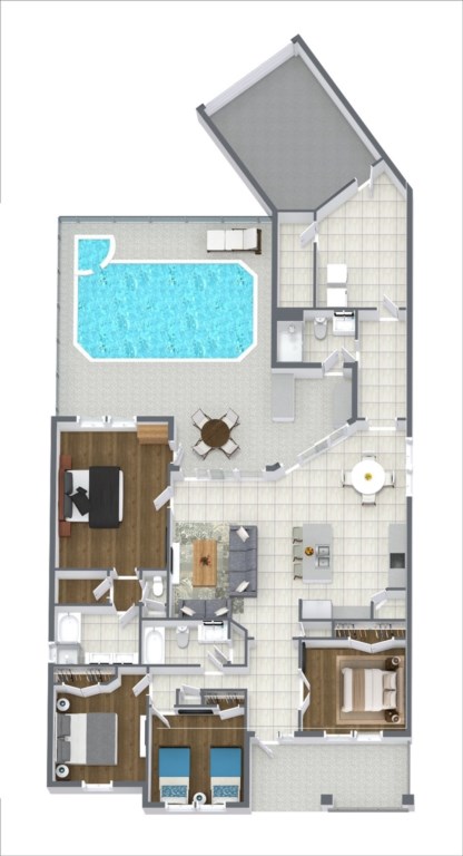 Floor-Plan Of The Villa