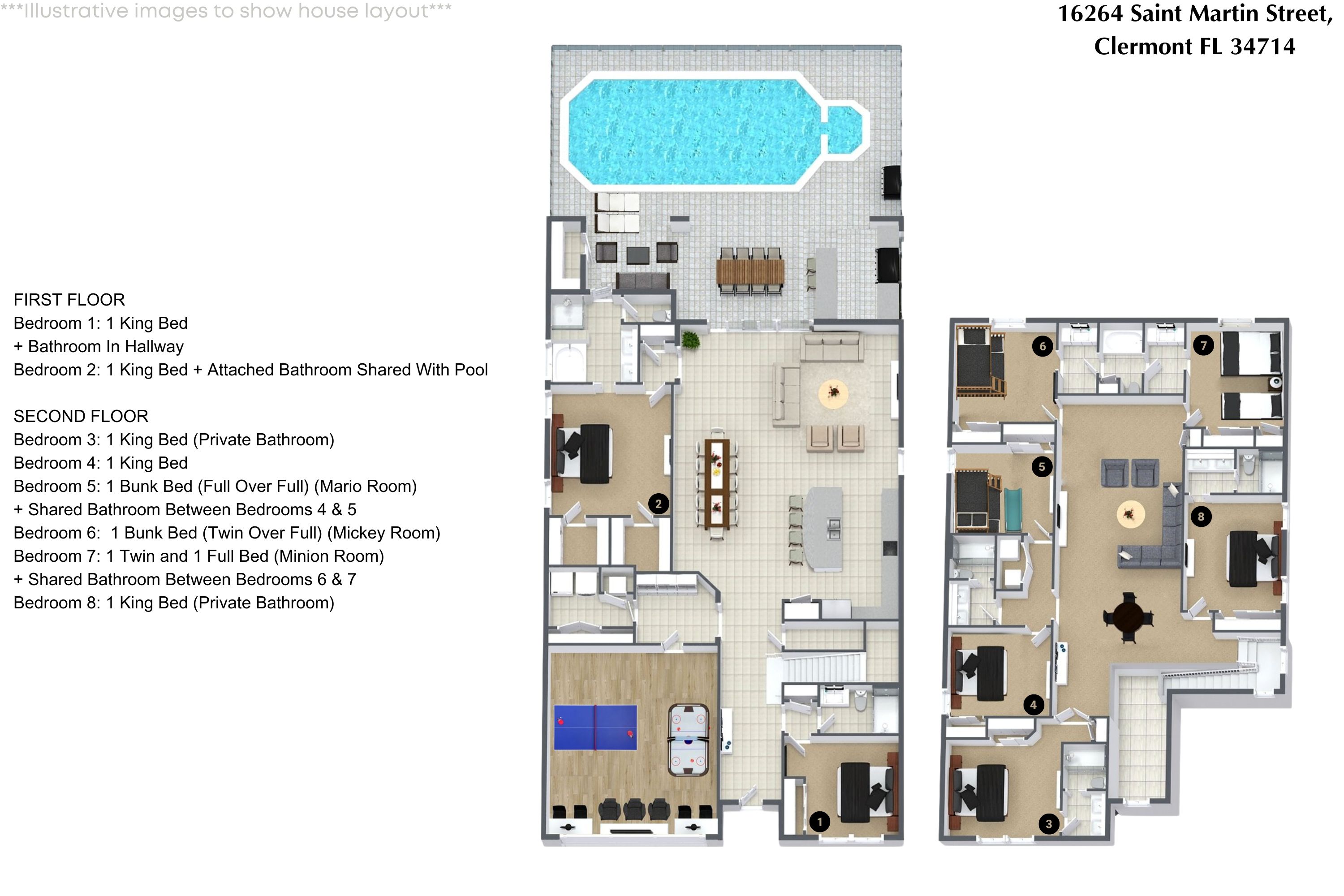 8 bedroom vacation house at Windsor Cay - Image 42