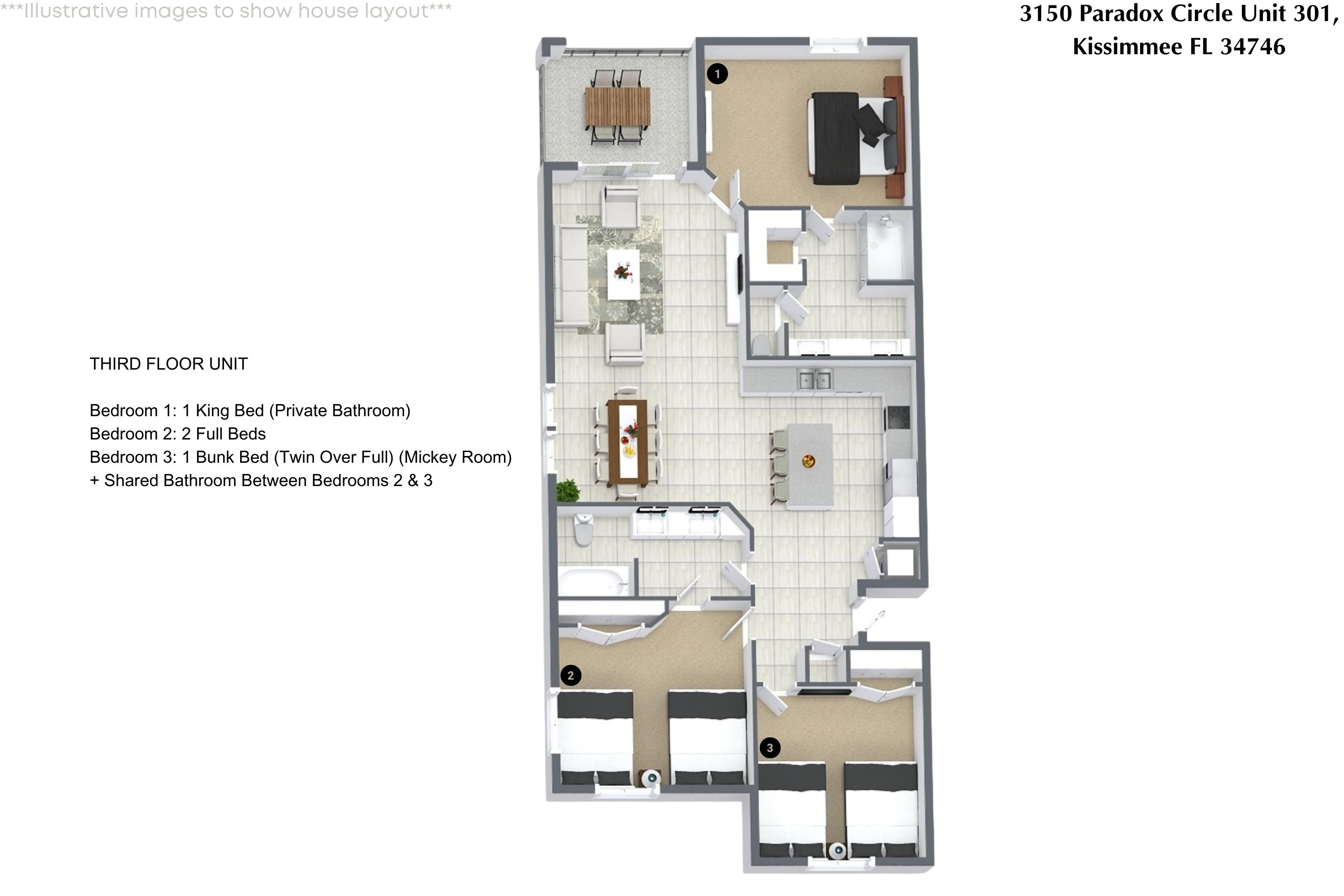 3 bedroom vacation apartment at Storey Lake - Image 22