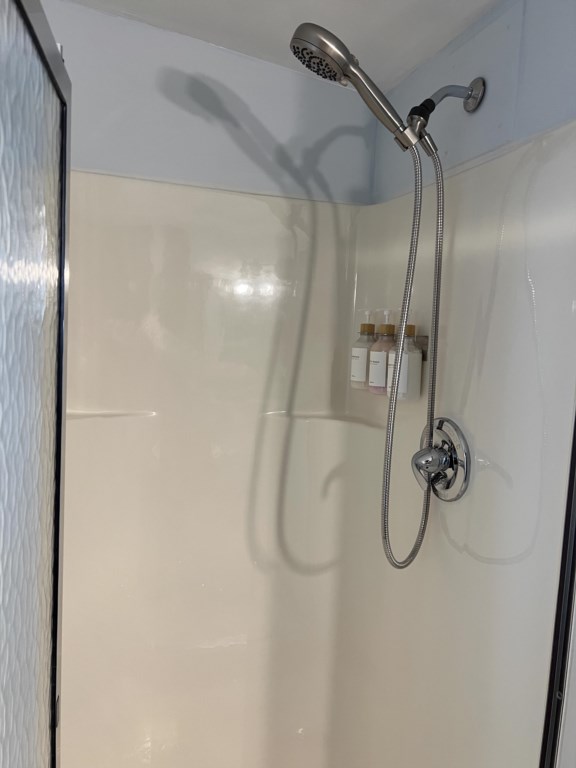 Paradise Studio 1 on lake superior shower