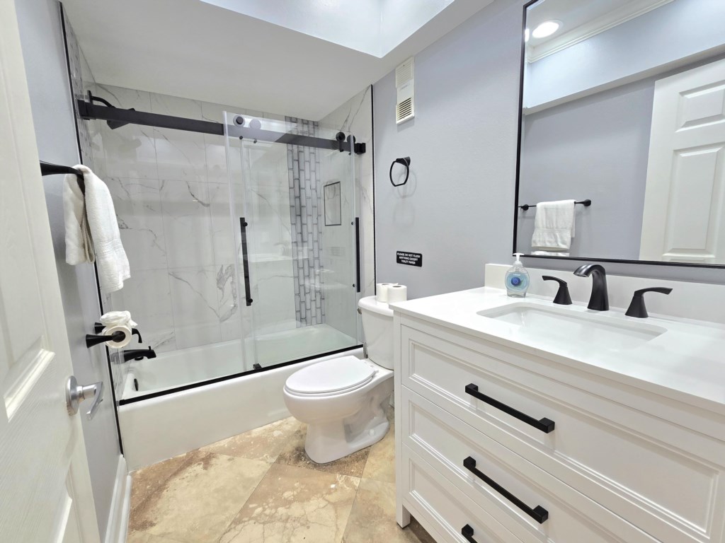 Third Bathroom newly remodeled September 2025