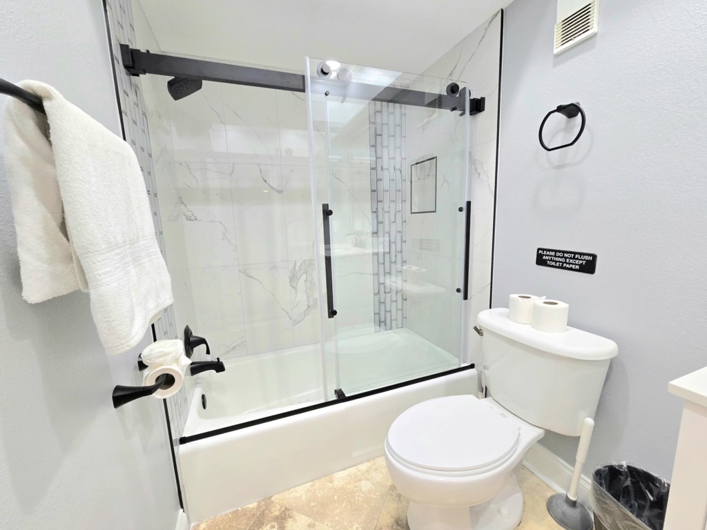 Third Bathroom newly remodeled September 2025