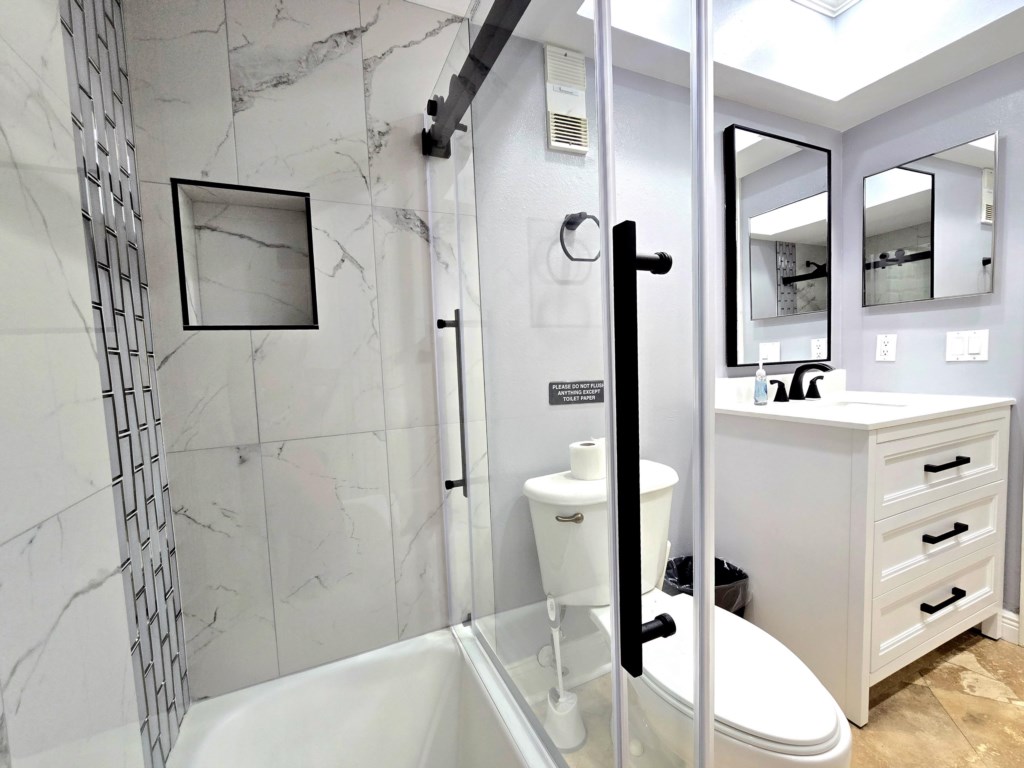 Third Bathroom newly remodeled September 2025