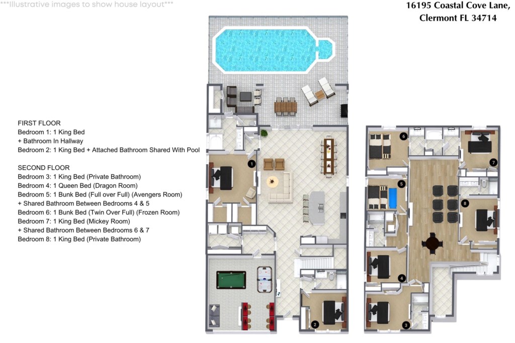 8 bedroom vacation house at Windsor Cay - Image 59