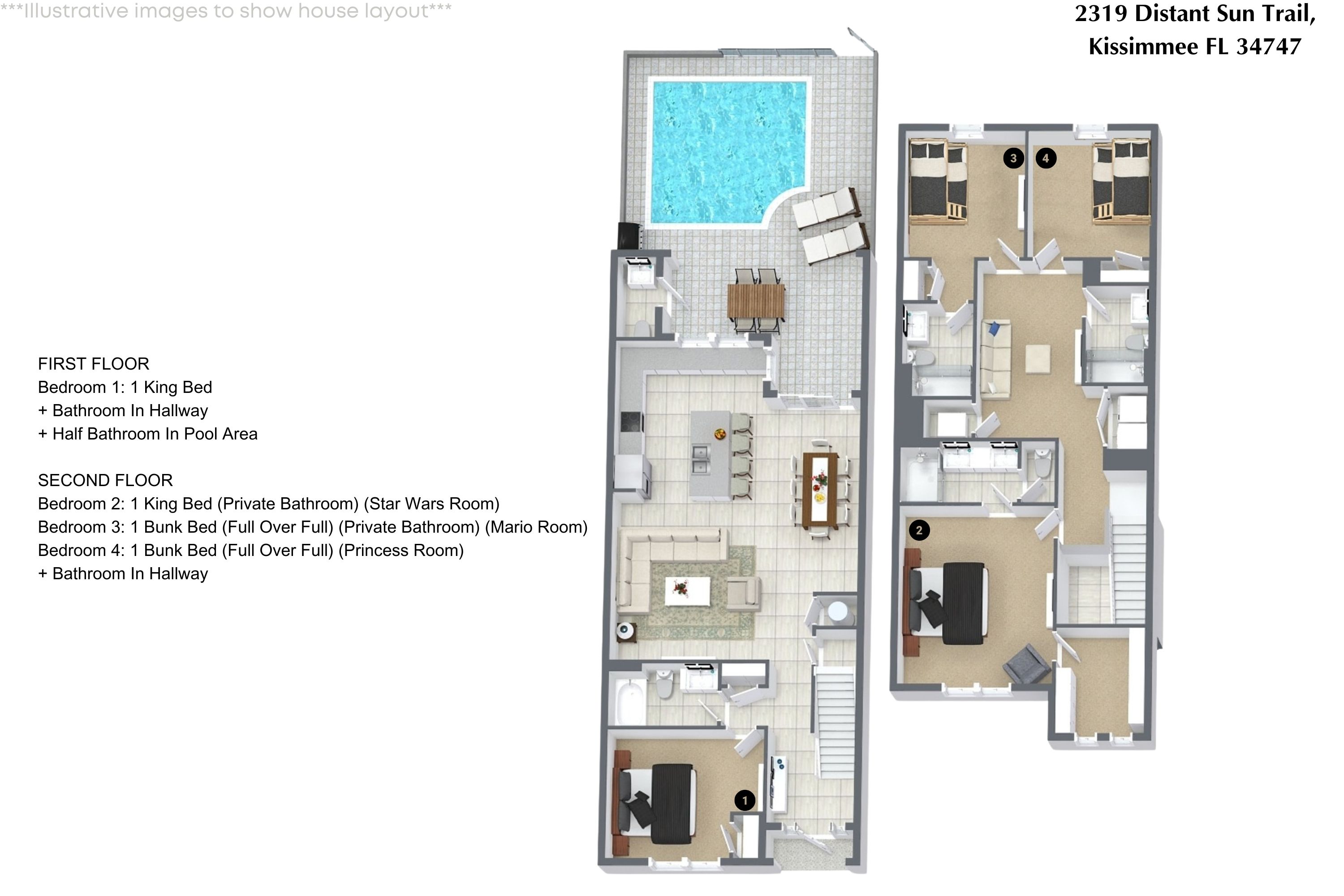 4 bedroom vacation townhouse at Solara Resort - Image 39