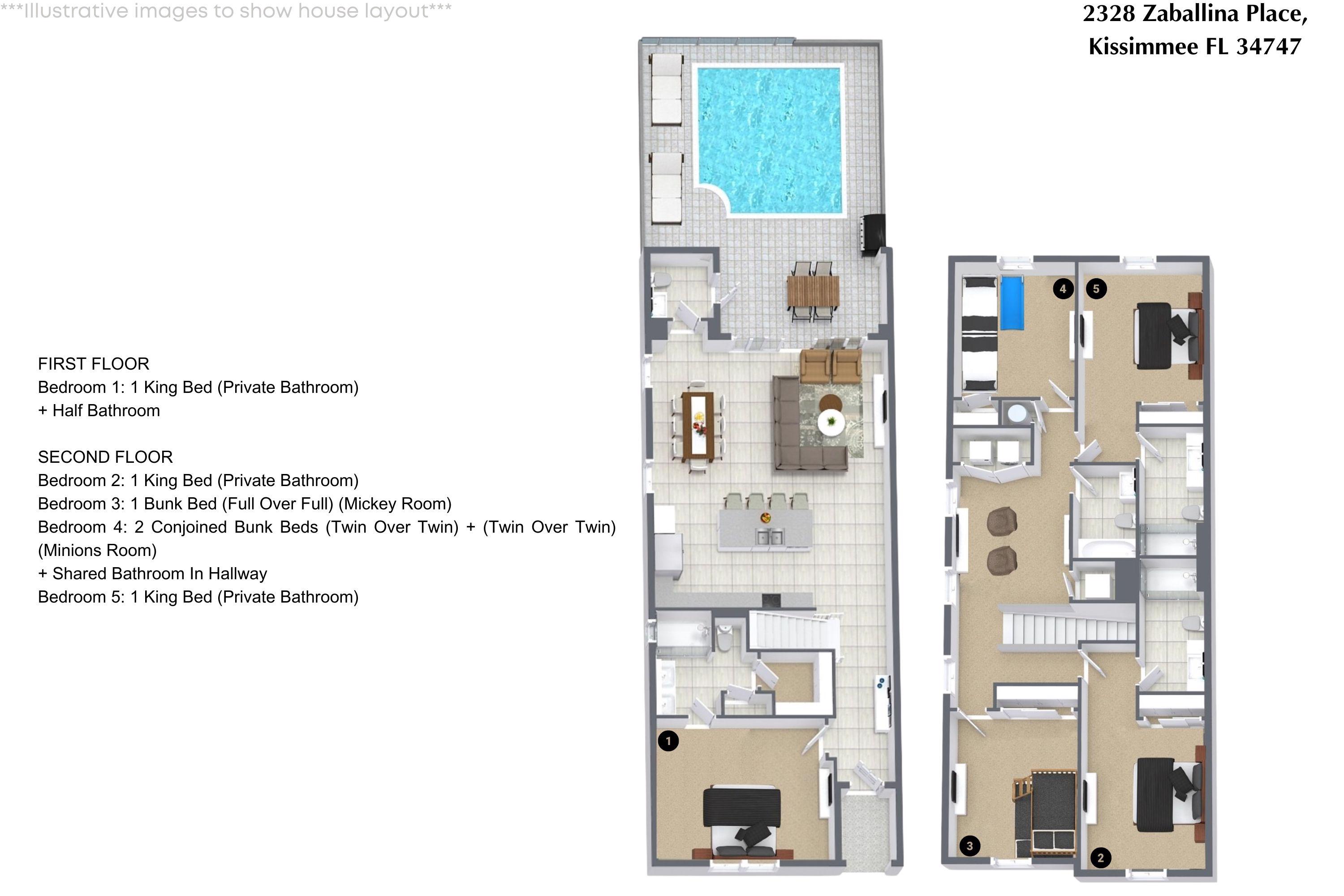 5 bedroom vacation townhouse at Solara Resort - Image 39