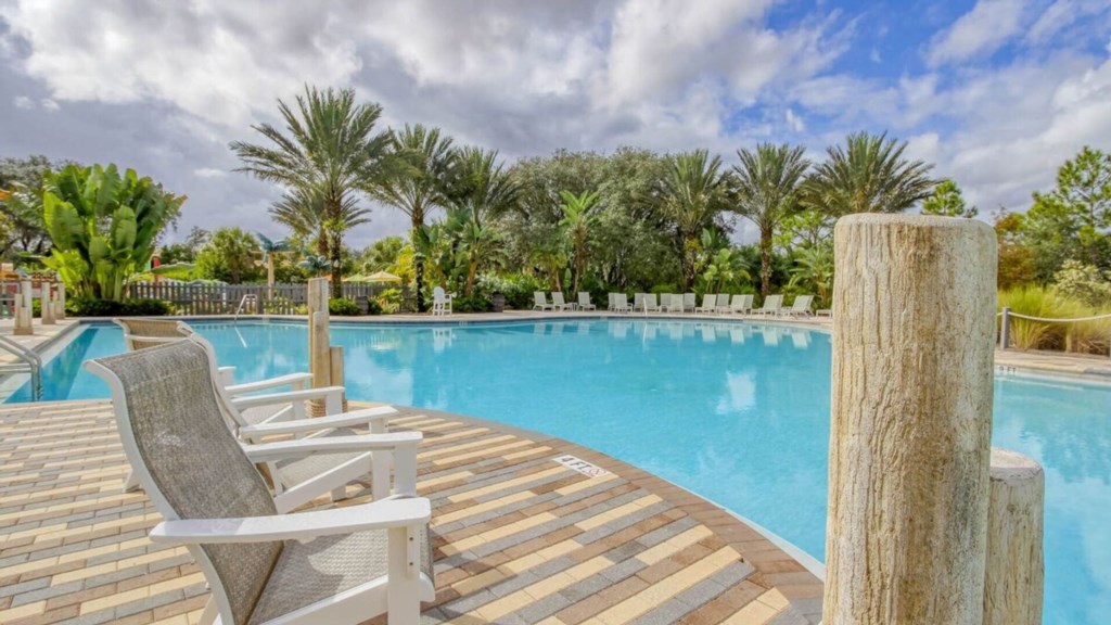 huge swimming pool
