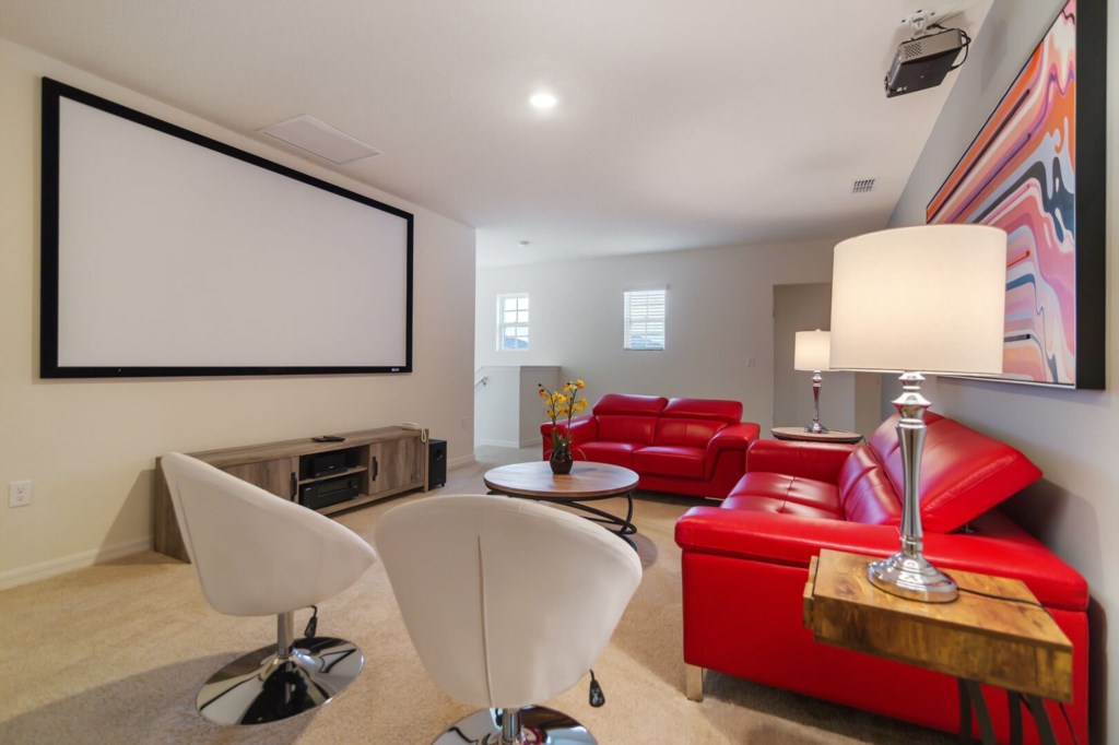 your own upstairs cinema experience!