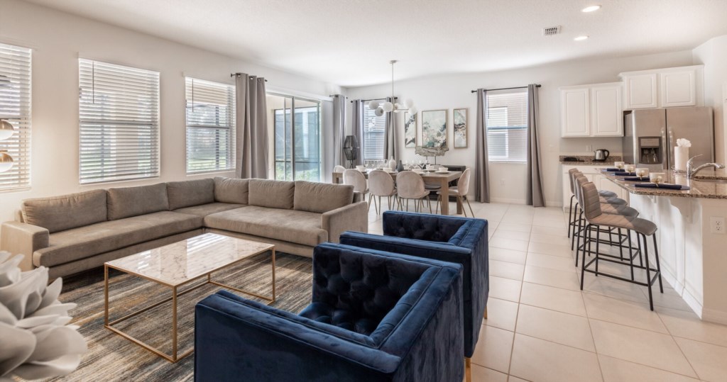 living & dining room