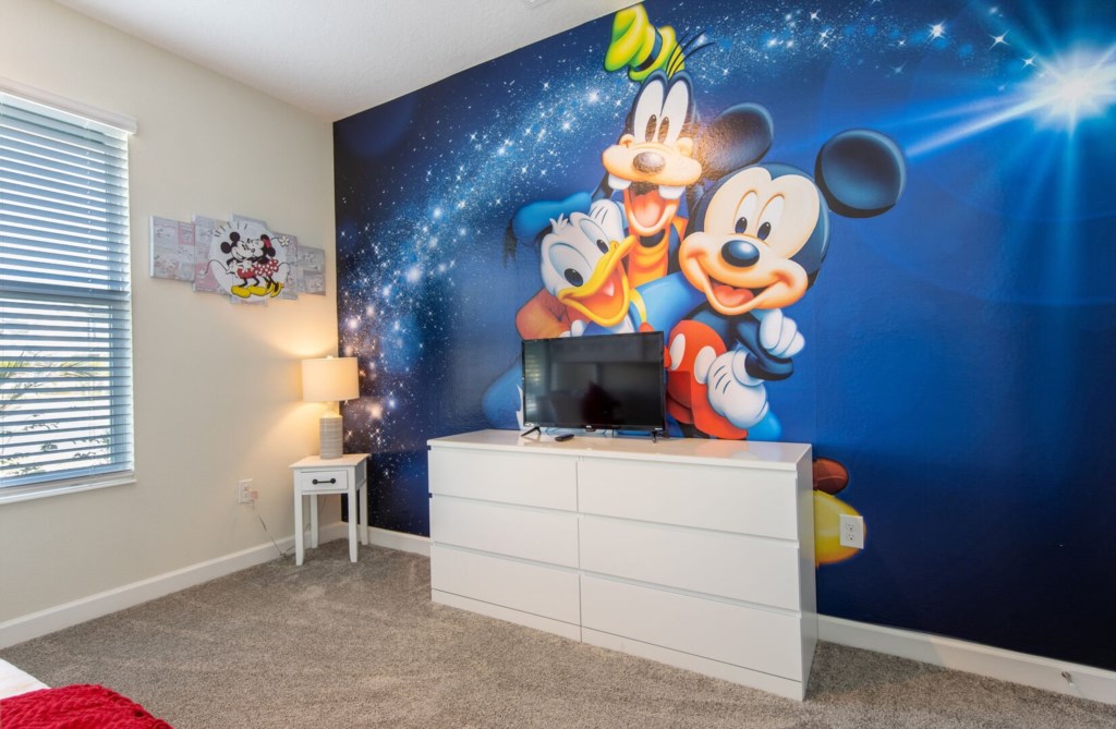 Mickey Mouse themed bedroom