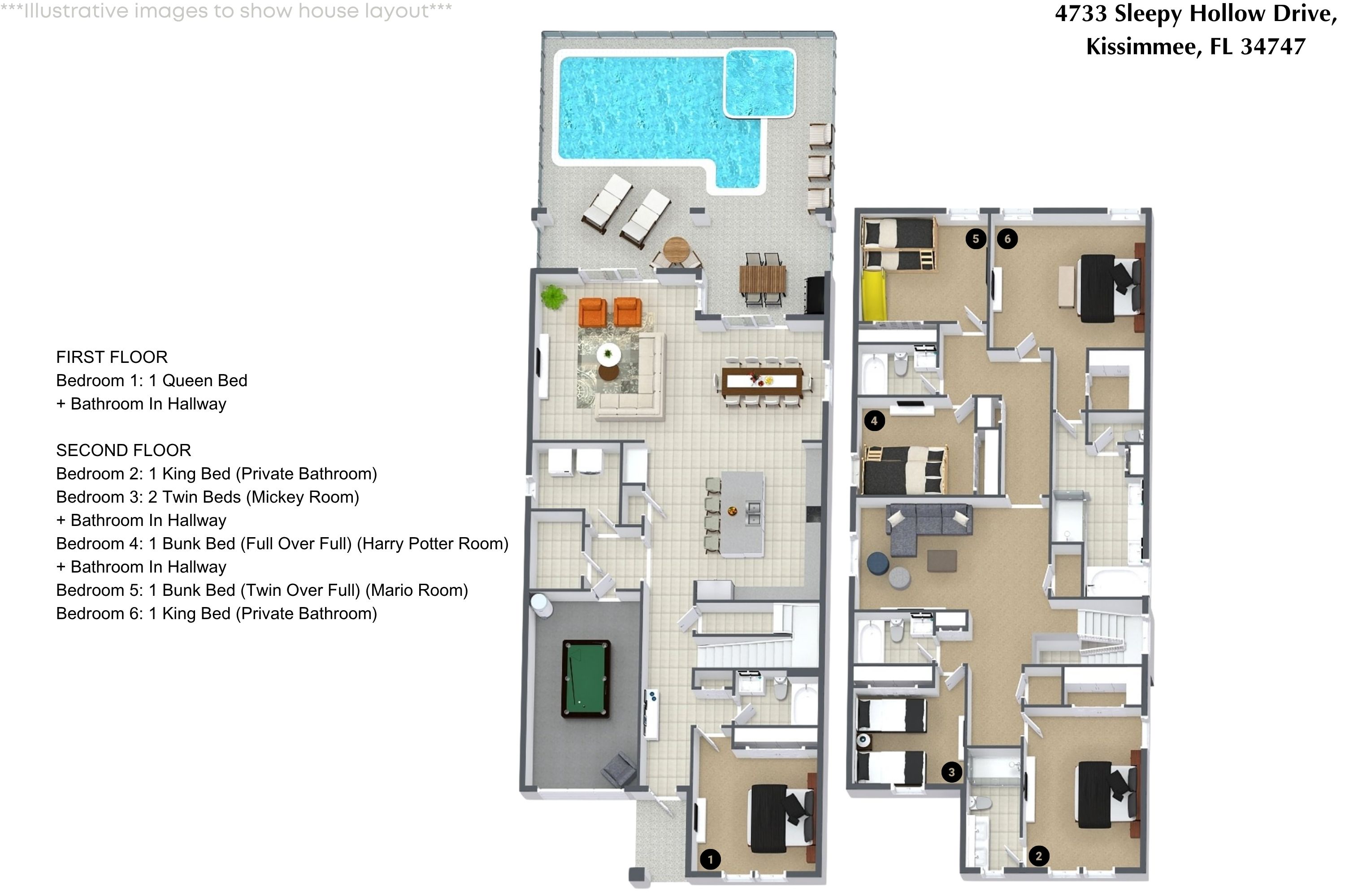 6 bedroom vacation house at Storey Lake - Image 46
