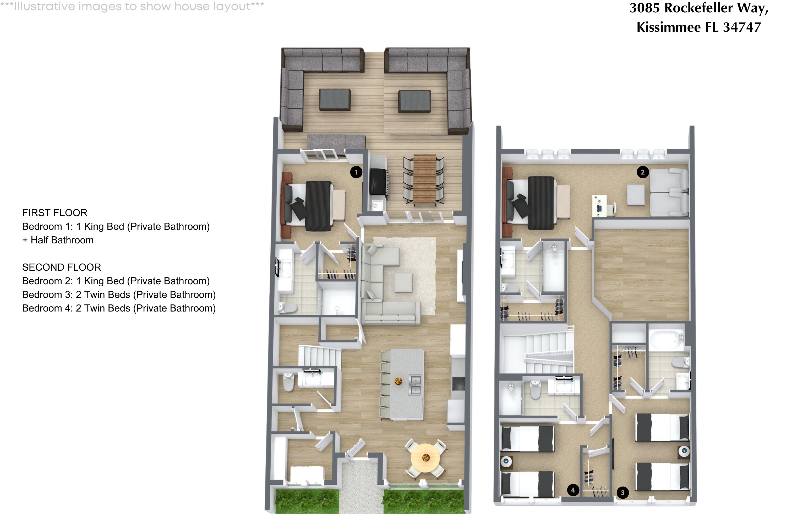 4 bedroom vacation townhouse at Magic Village Views - Image 41