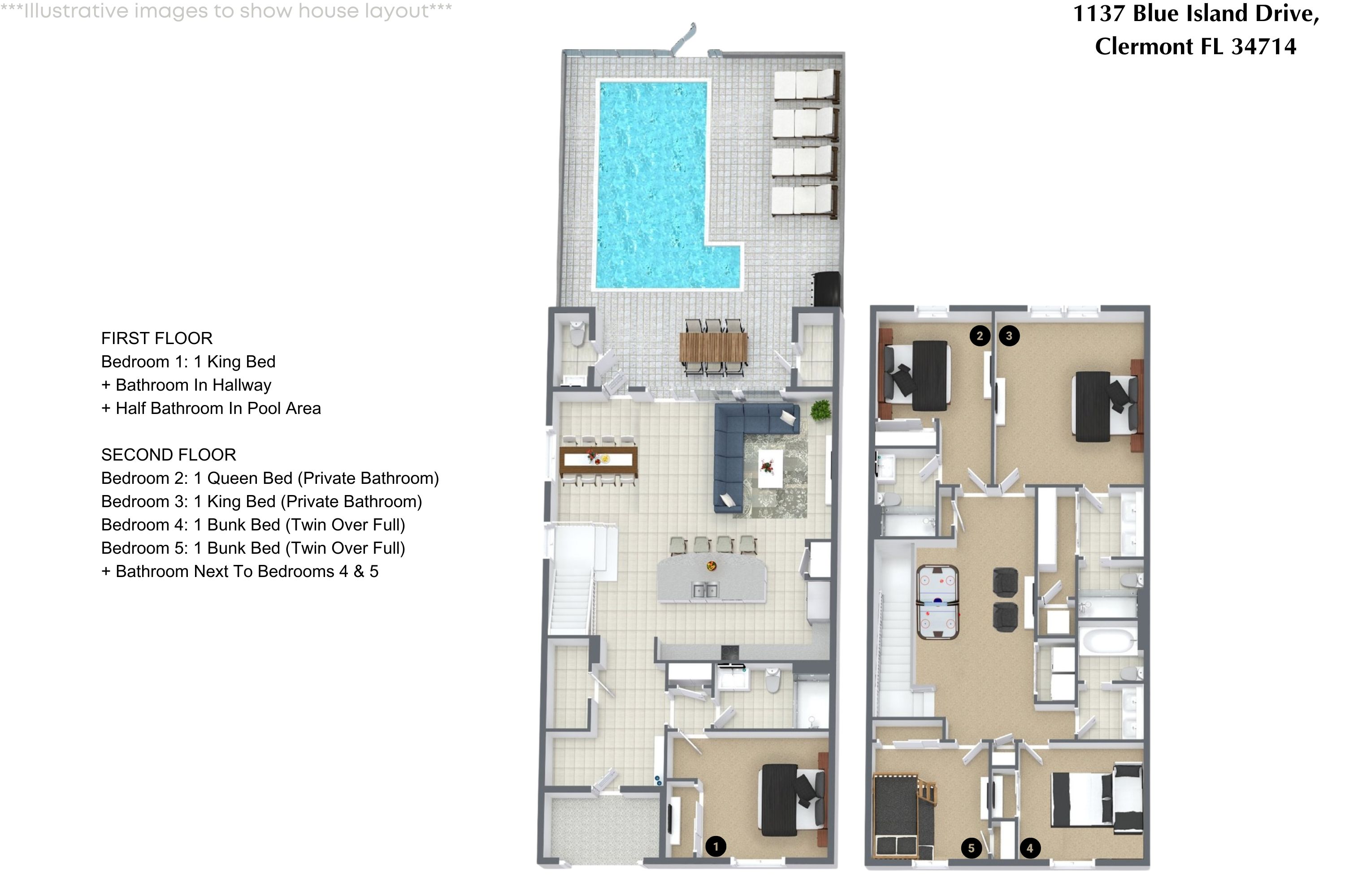 5 bedroom vacation townhouse at Windsor Cay - Image 43