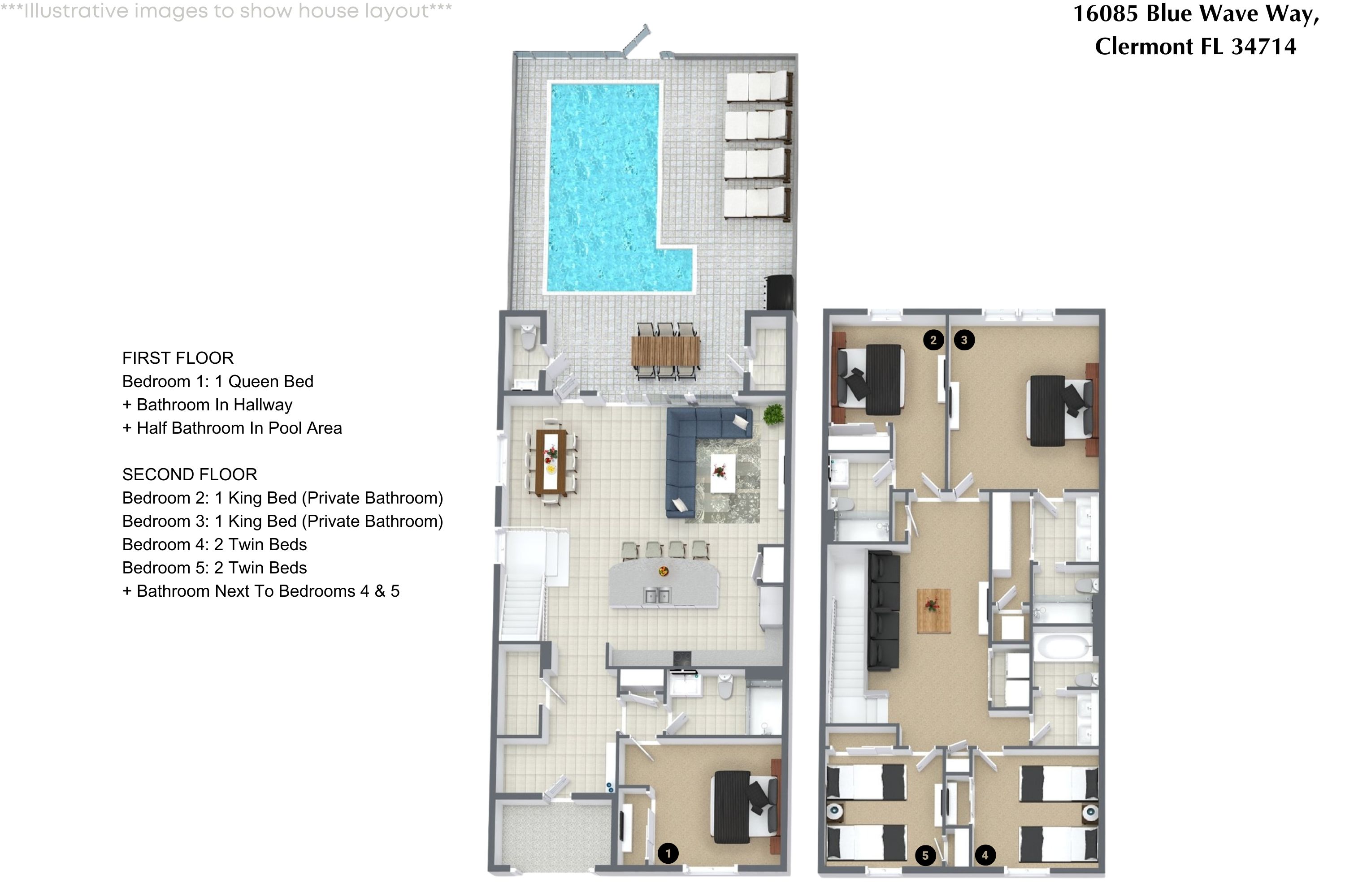 5 bedroom vacation townhouse at Windsor Cay - Image 37