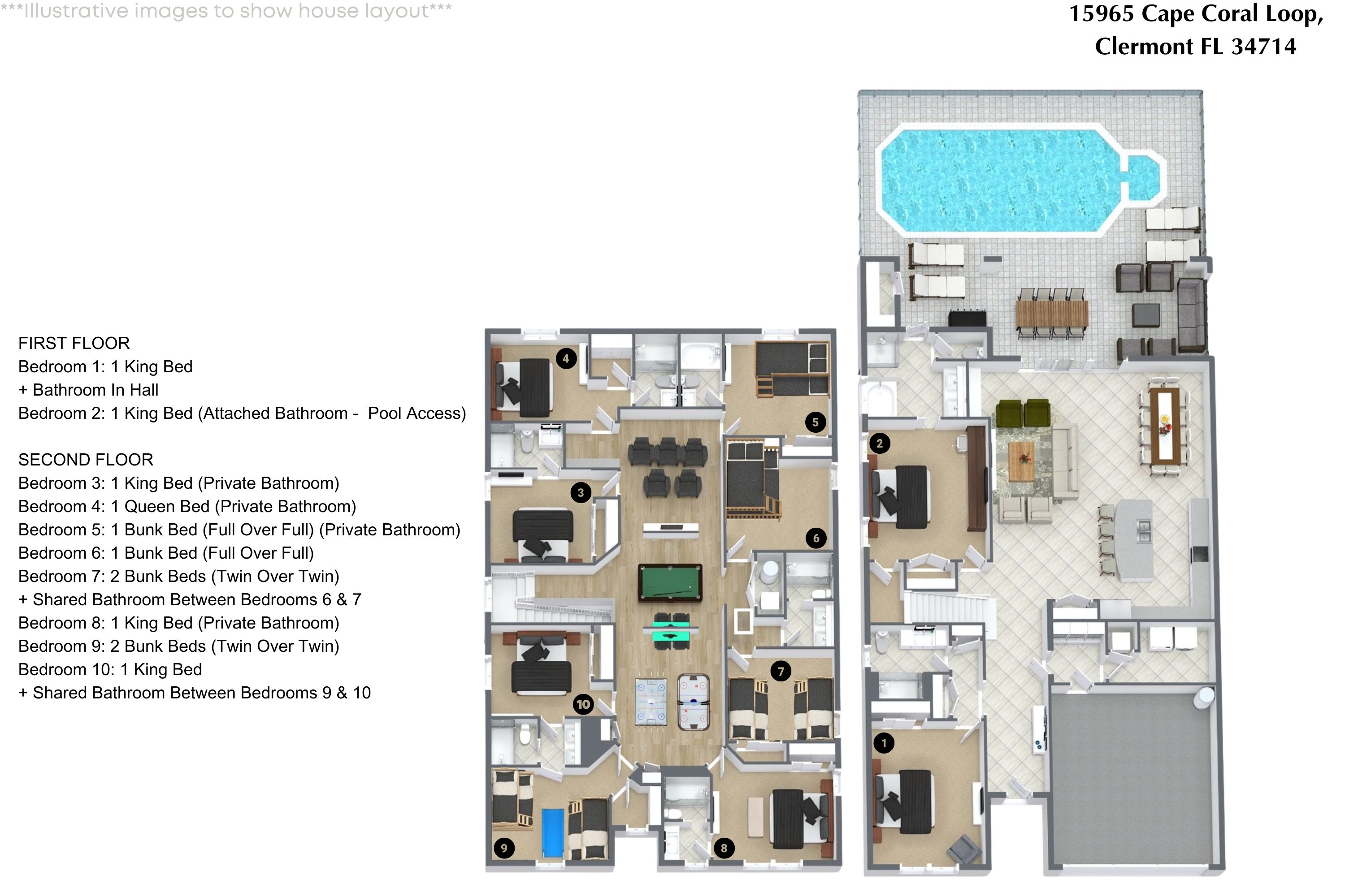 10 bedroom vacation house at Windsor Cay - Image 42