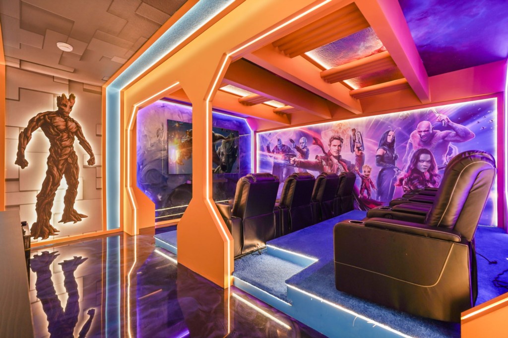 Guardians of the Galaxy-Themed Movie Theater with Recliners