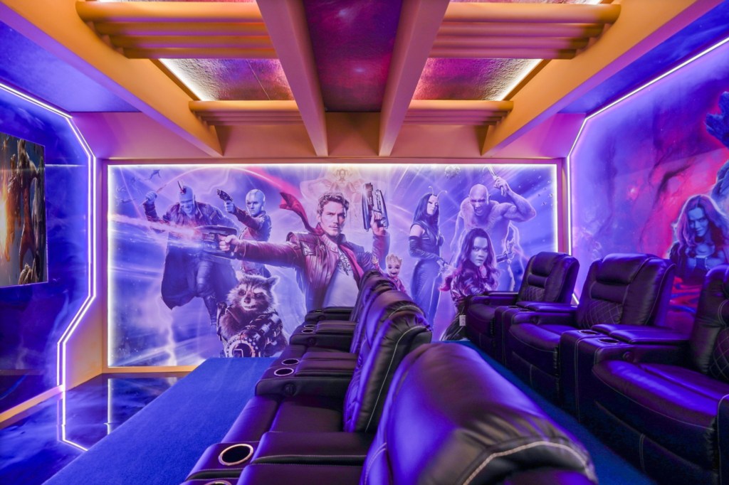Guardians of the Galaxy-Themed Movie Theater with Recliners