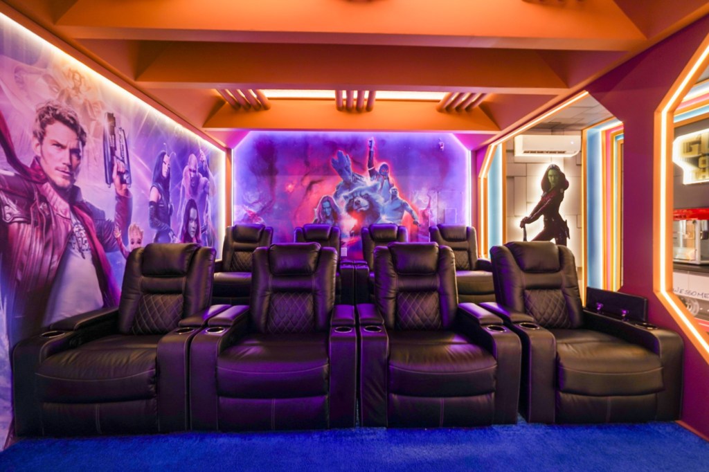 Guardians of the Galaxy-Themed Movie Theater with Recliners