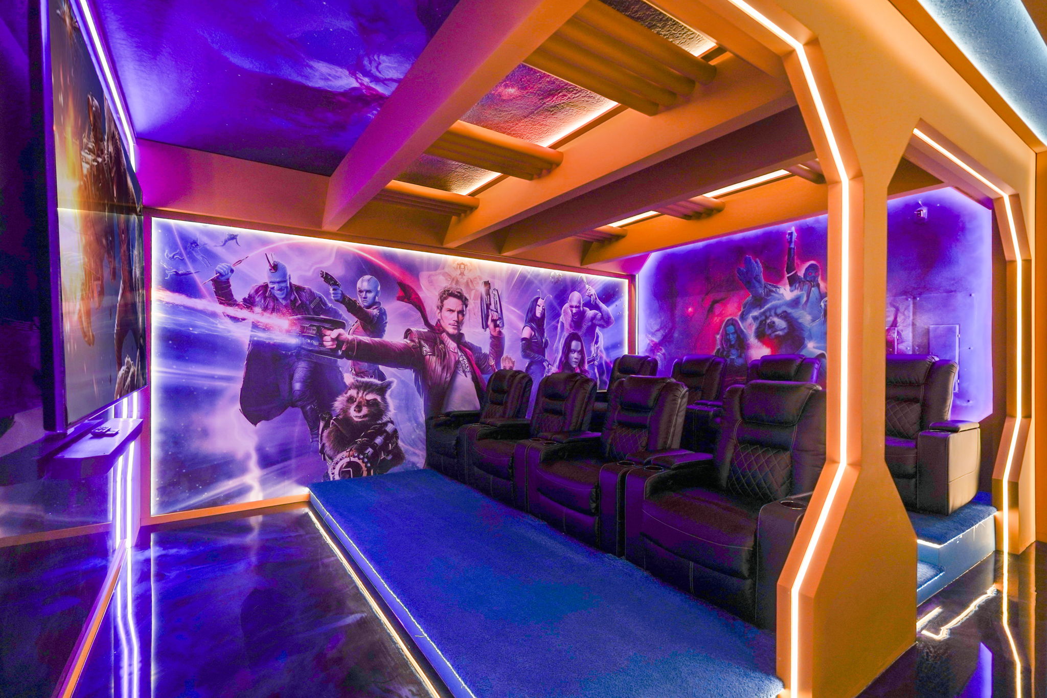 Guardians of the Galaxy-Themed Movie Theater with Recliners — 15922 Cape Coral Loop, photo 2 of 115