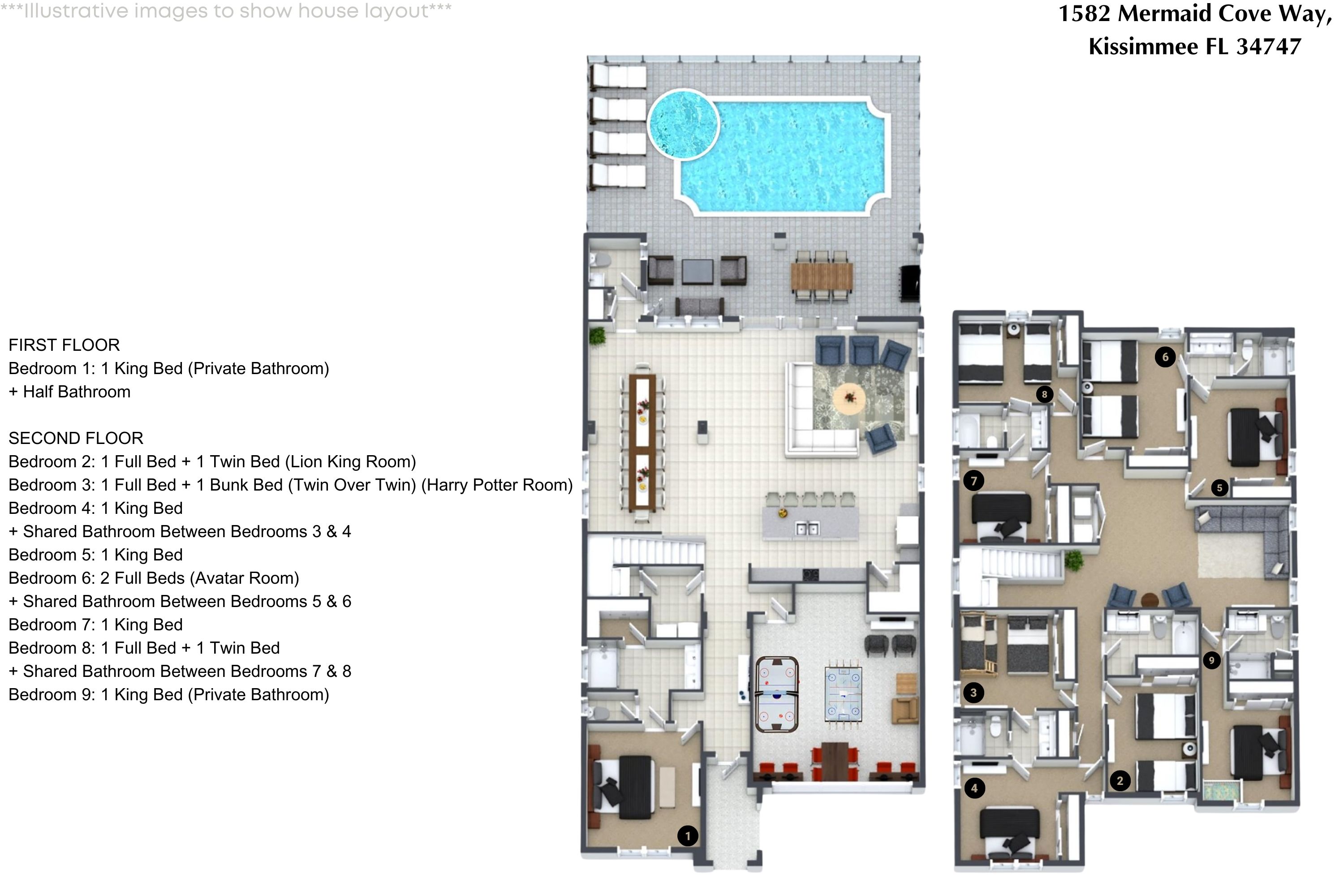 9 bedroom vacation house at Solara Resort   - Image 44