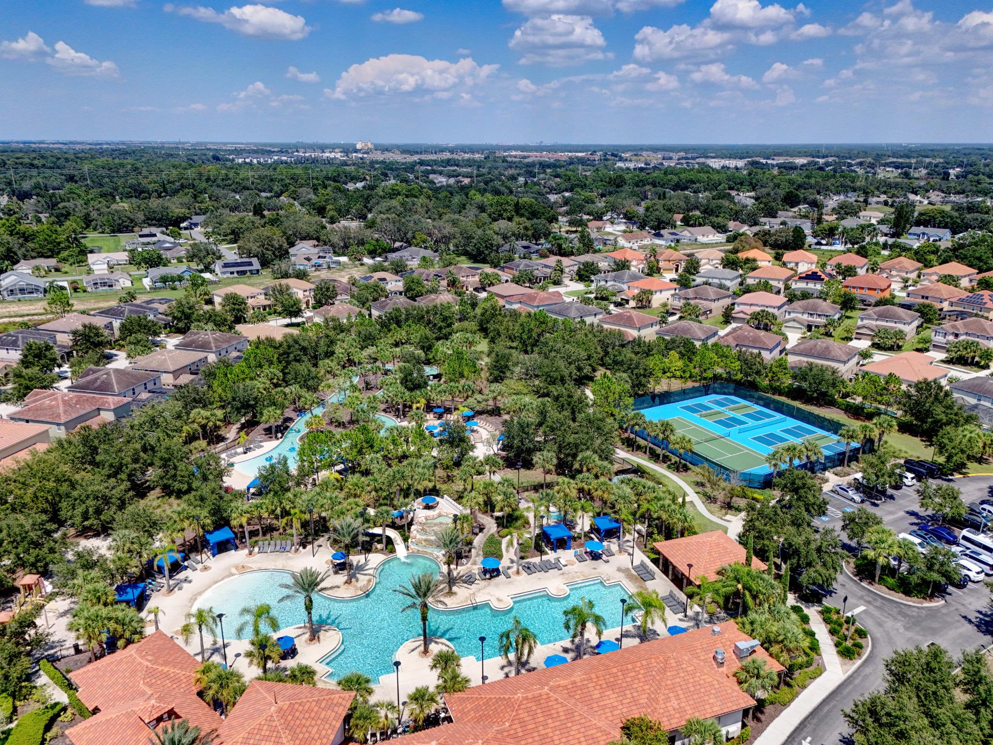 Spacious 5-Bedroom Resort Pool Home with Lake View
