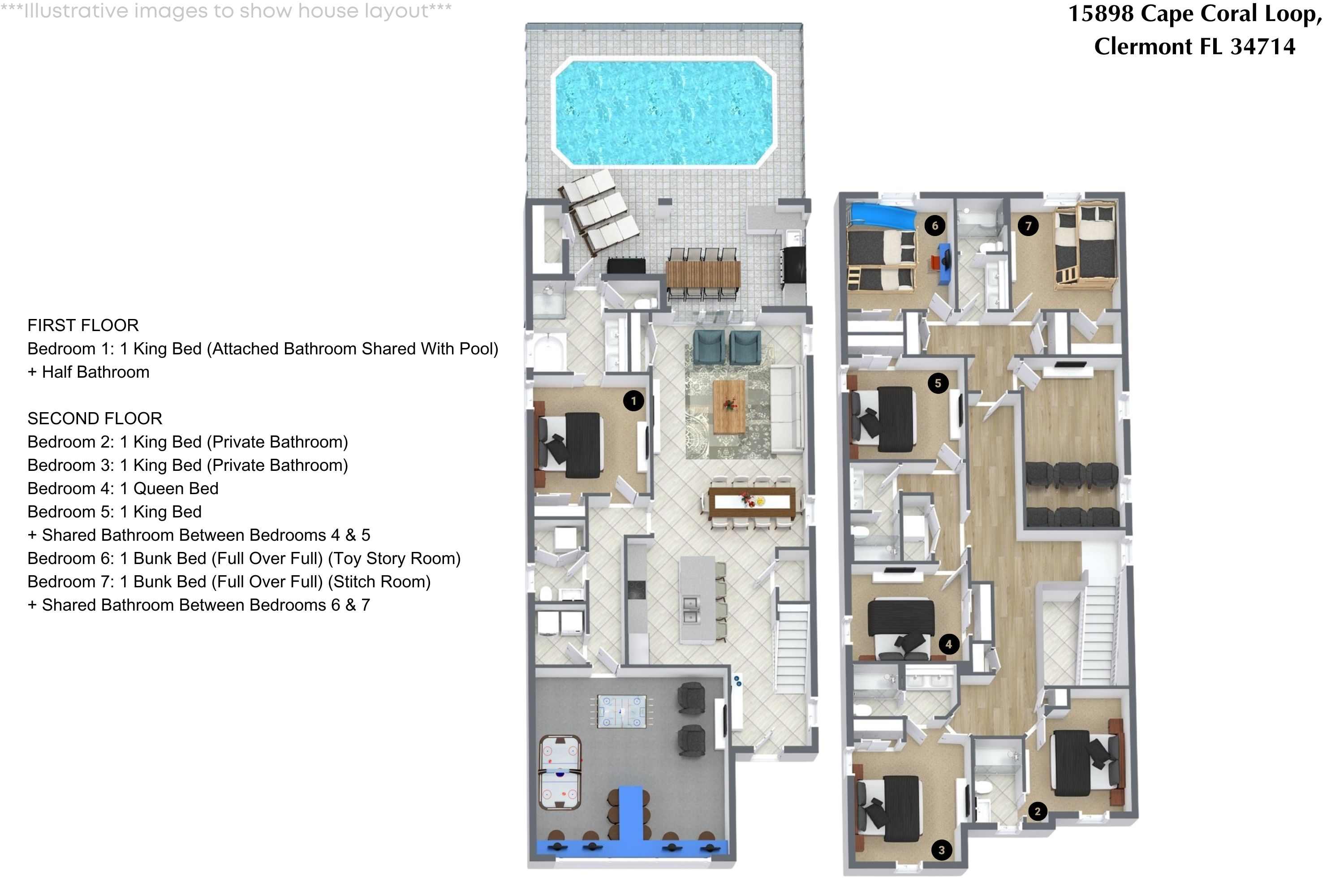 7 bedroom vacation house at Windsor Cay - Image 58