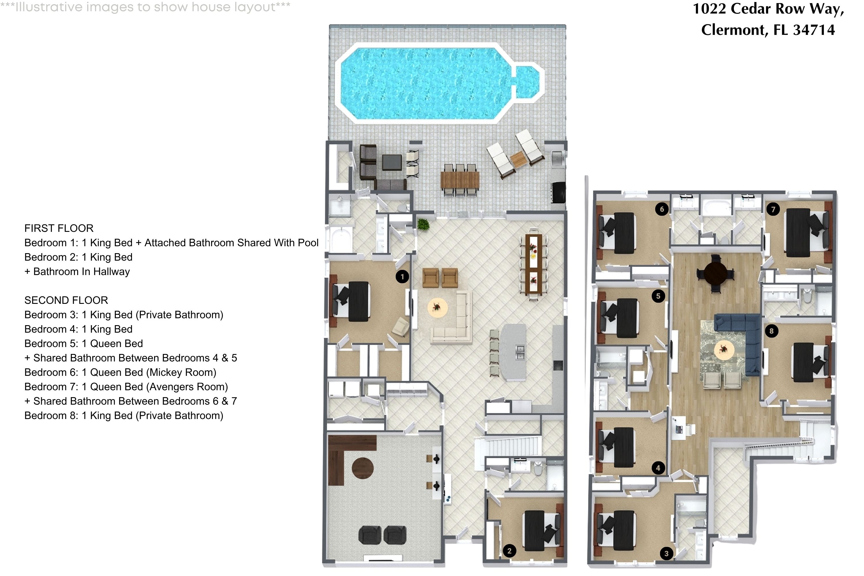 8 bedroom vacation house at Windsor Cay - Image 69