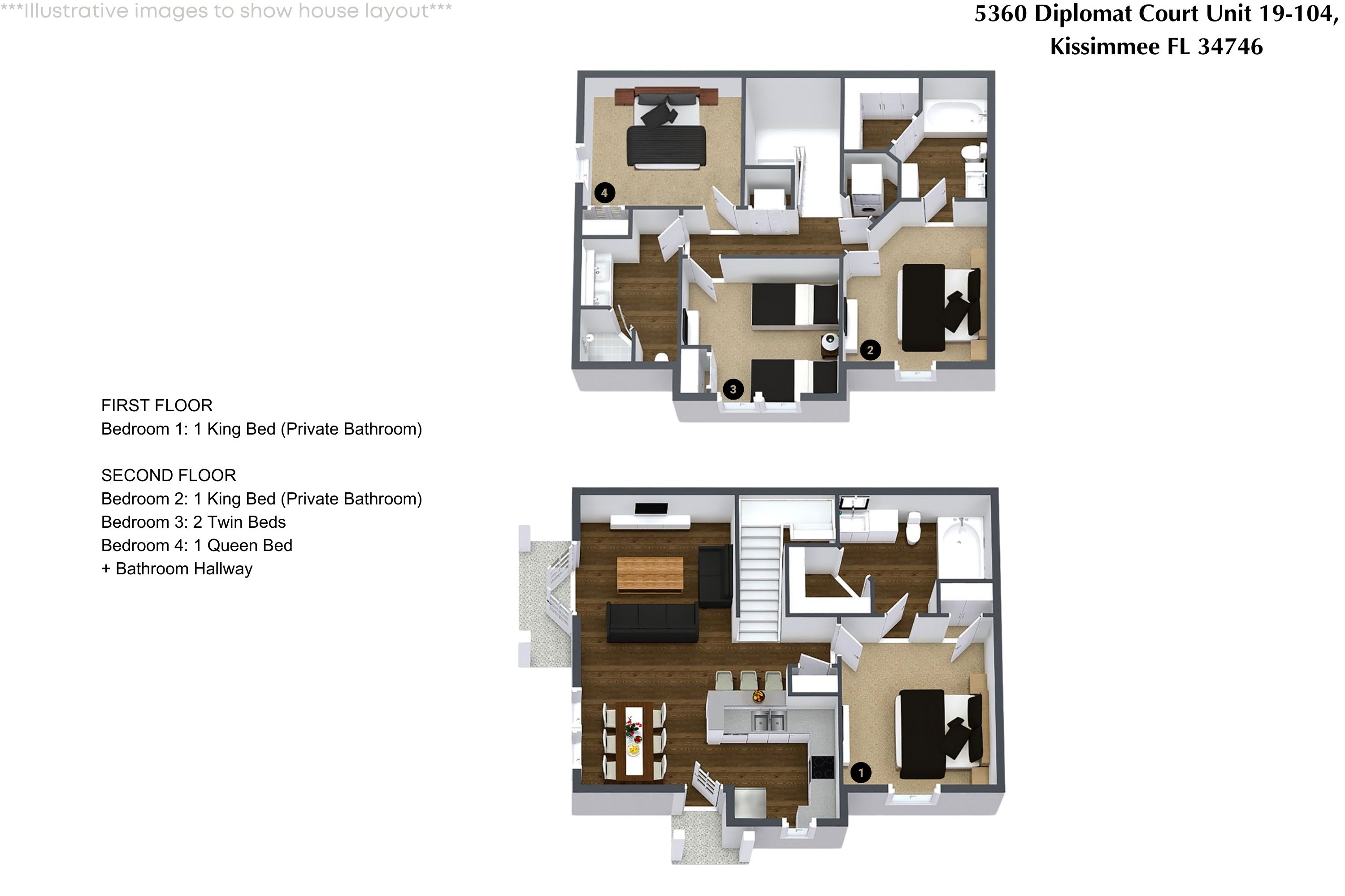 4 bedroom vacation townhouse at Lucaya Village - Image 29