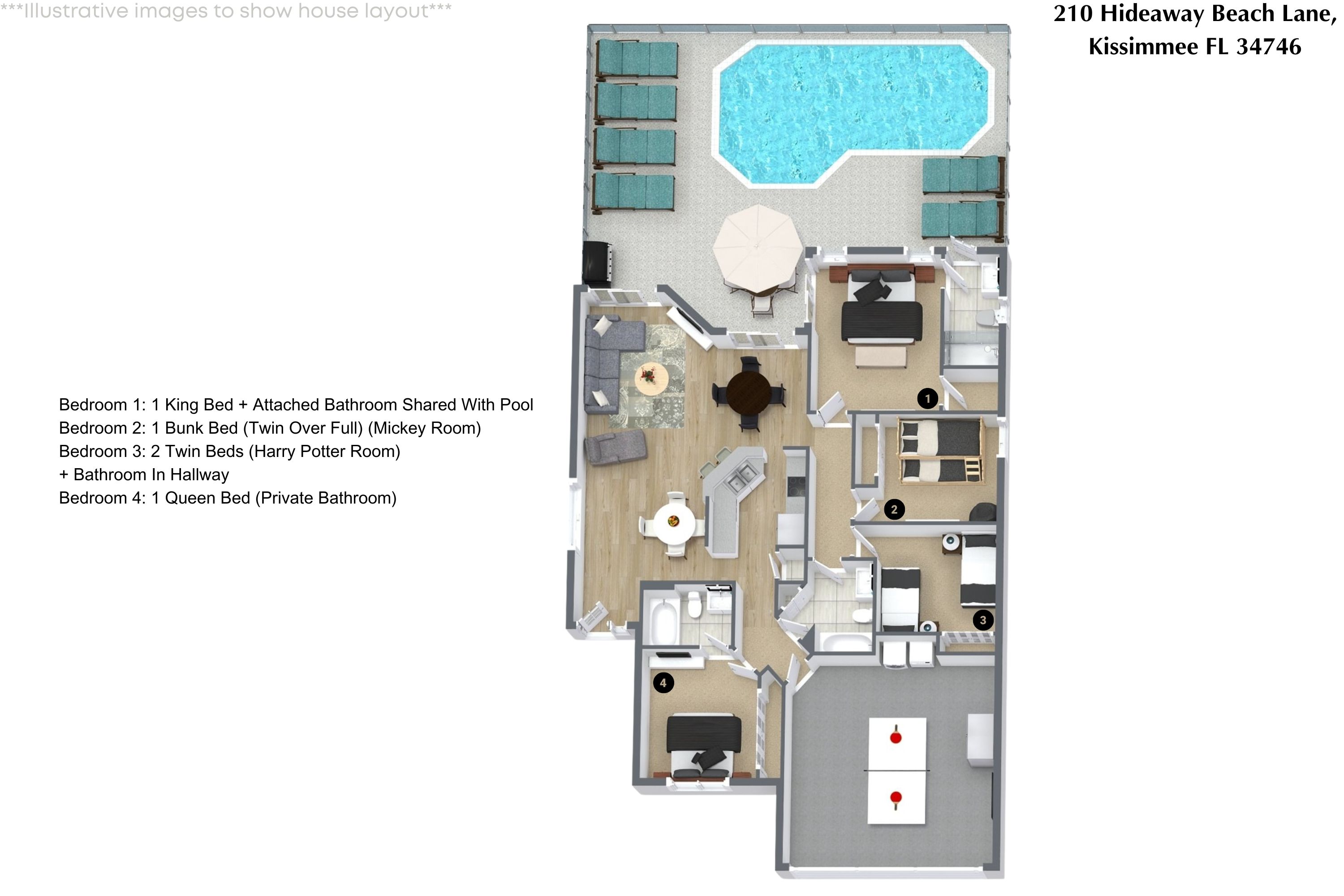 4 bedroom vacation house at Terra Verde Resort - Image 28