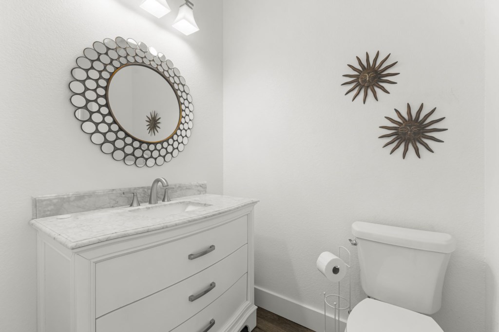 Half Bathroom On 1st Floor