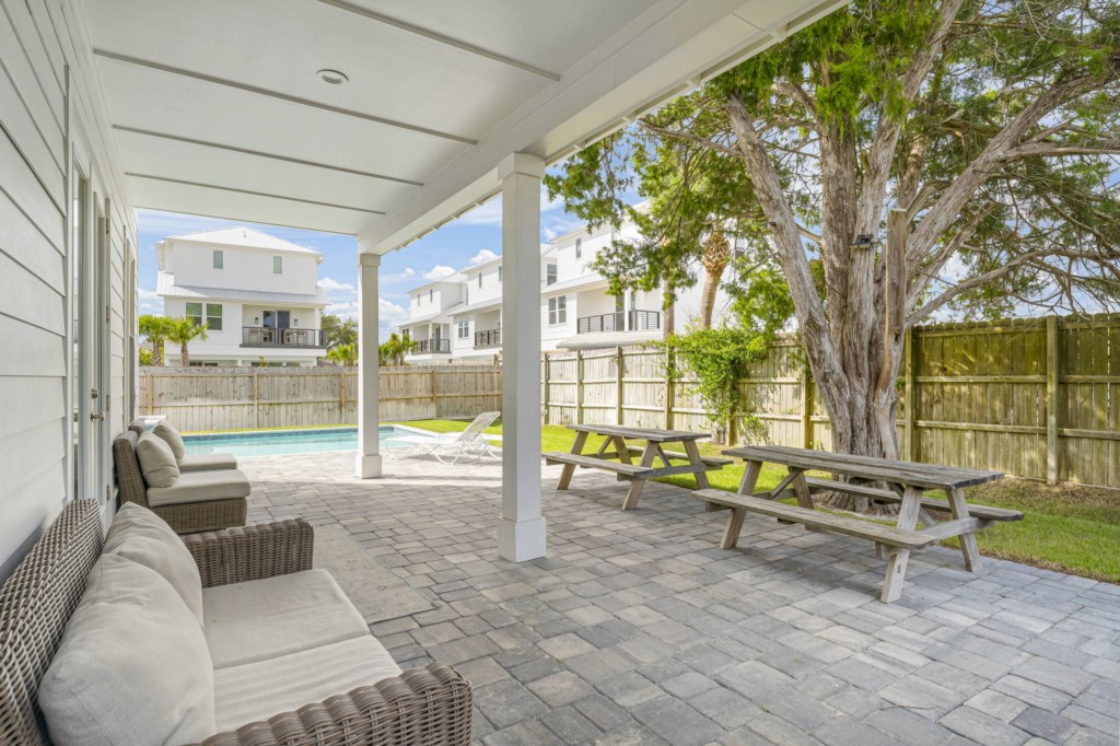 Backyard and Pool