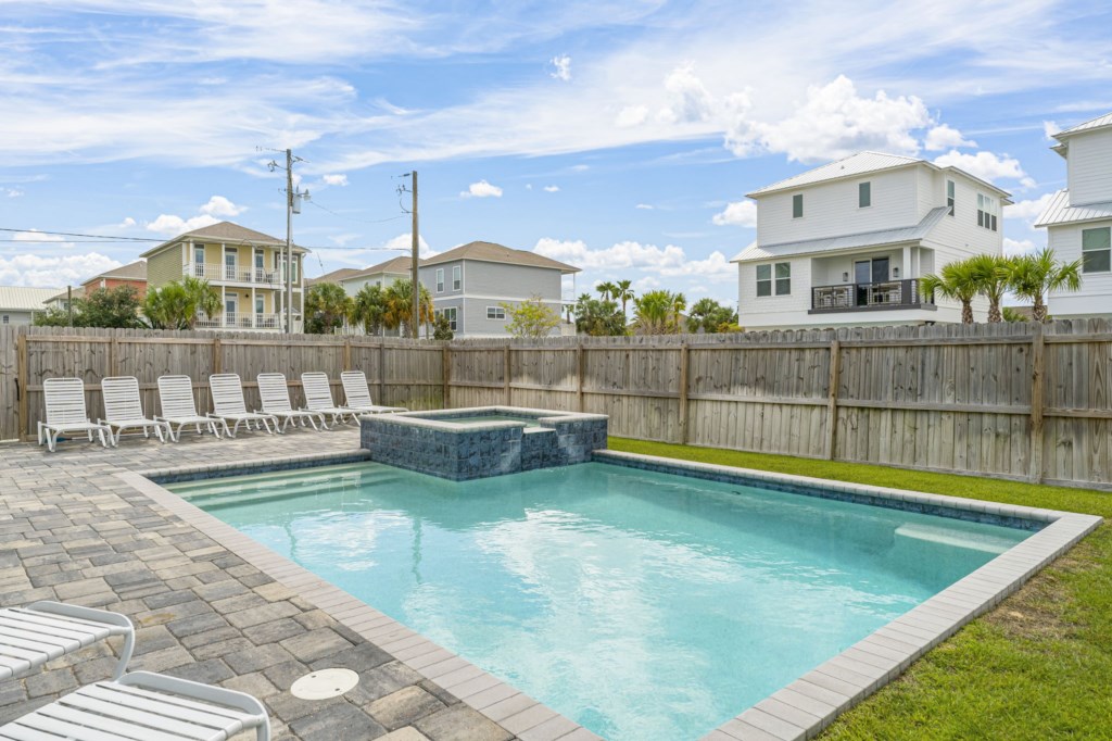 Backyard and Pool
