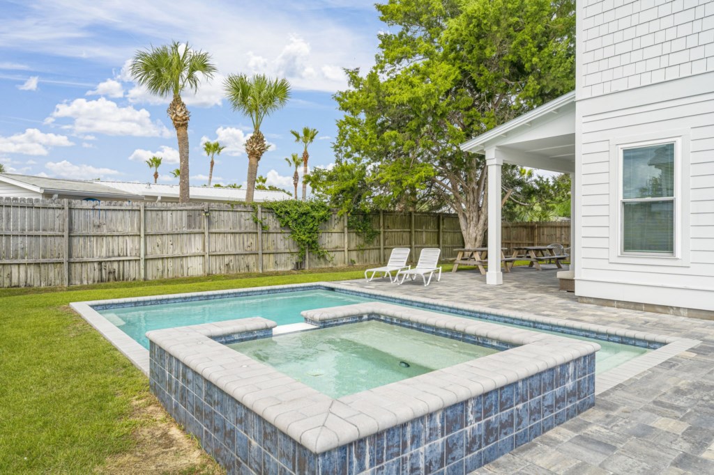 Backyard and Pool