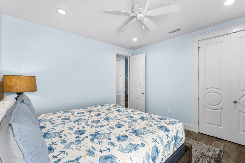 King room on level 2 with private bath