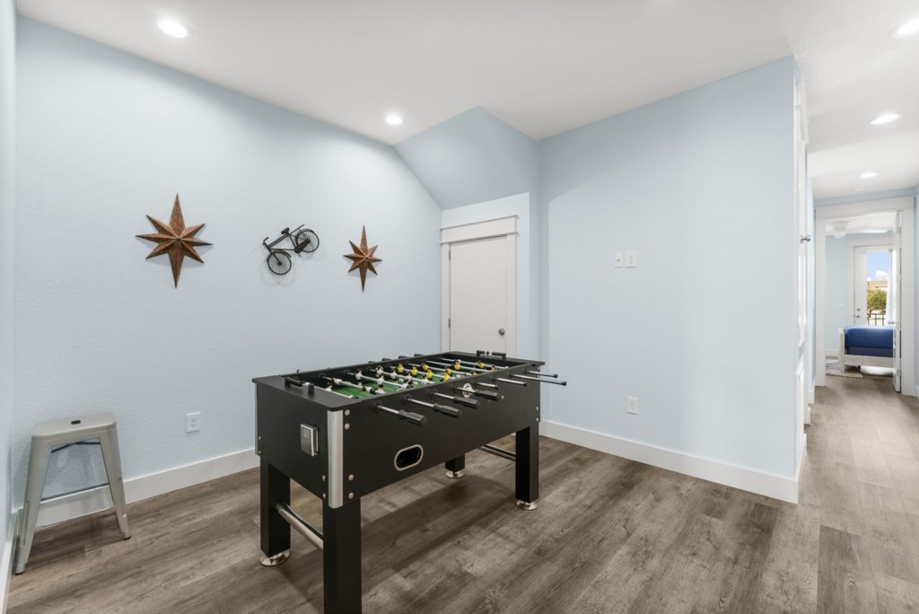 Foosball area on level 2