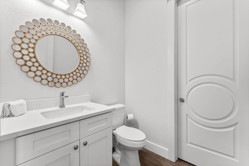 Half Bathroom On 1st Floor