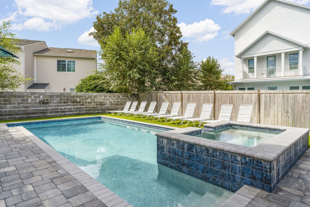 Backyard and Pool