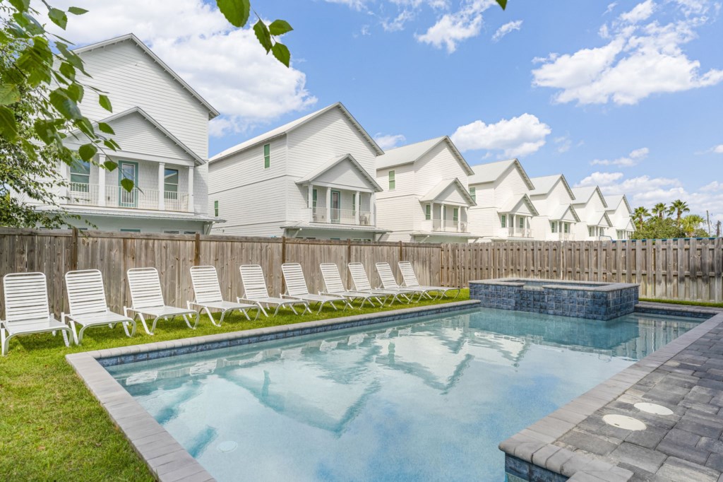 Backyard and Pool