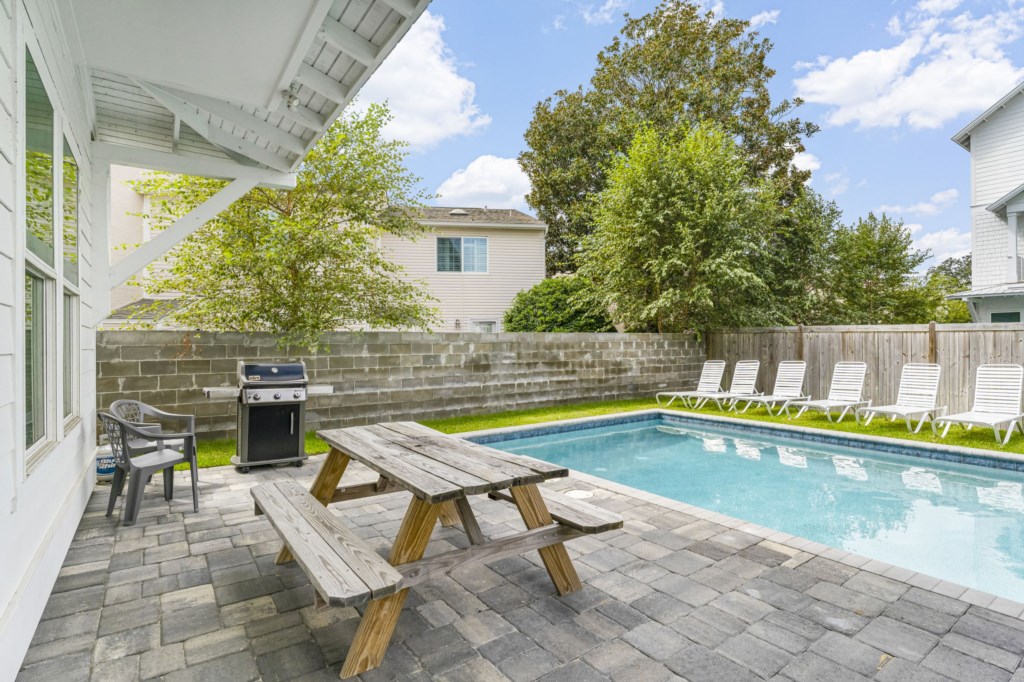Backyard and Pool