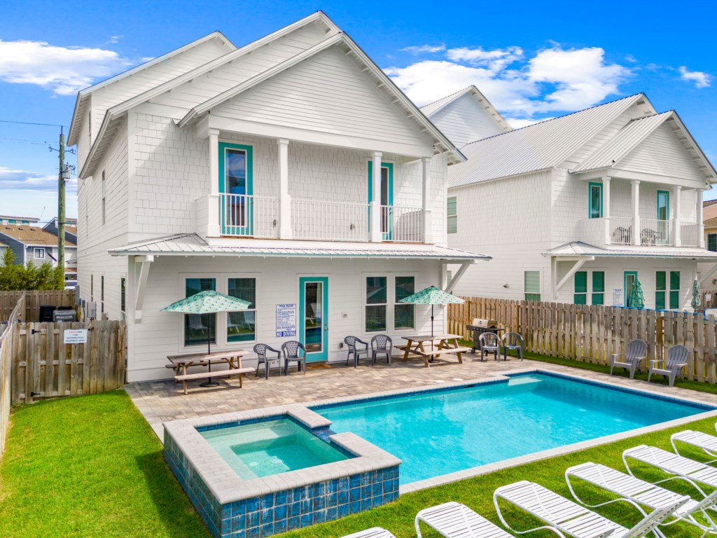 Backyard and Pool