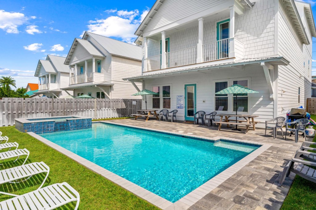 Backyard and Pool