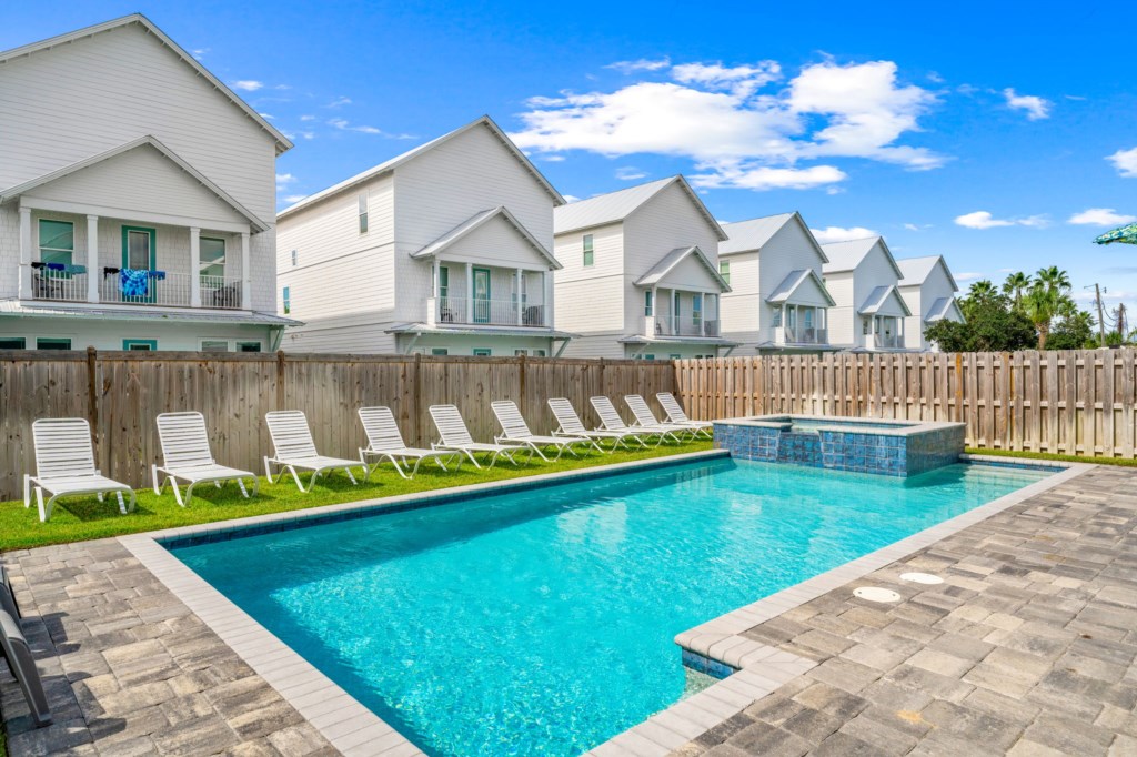 Backyard and Pool