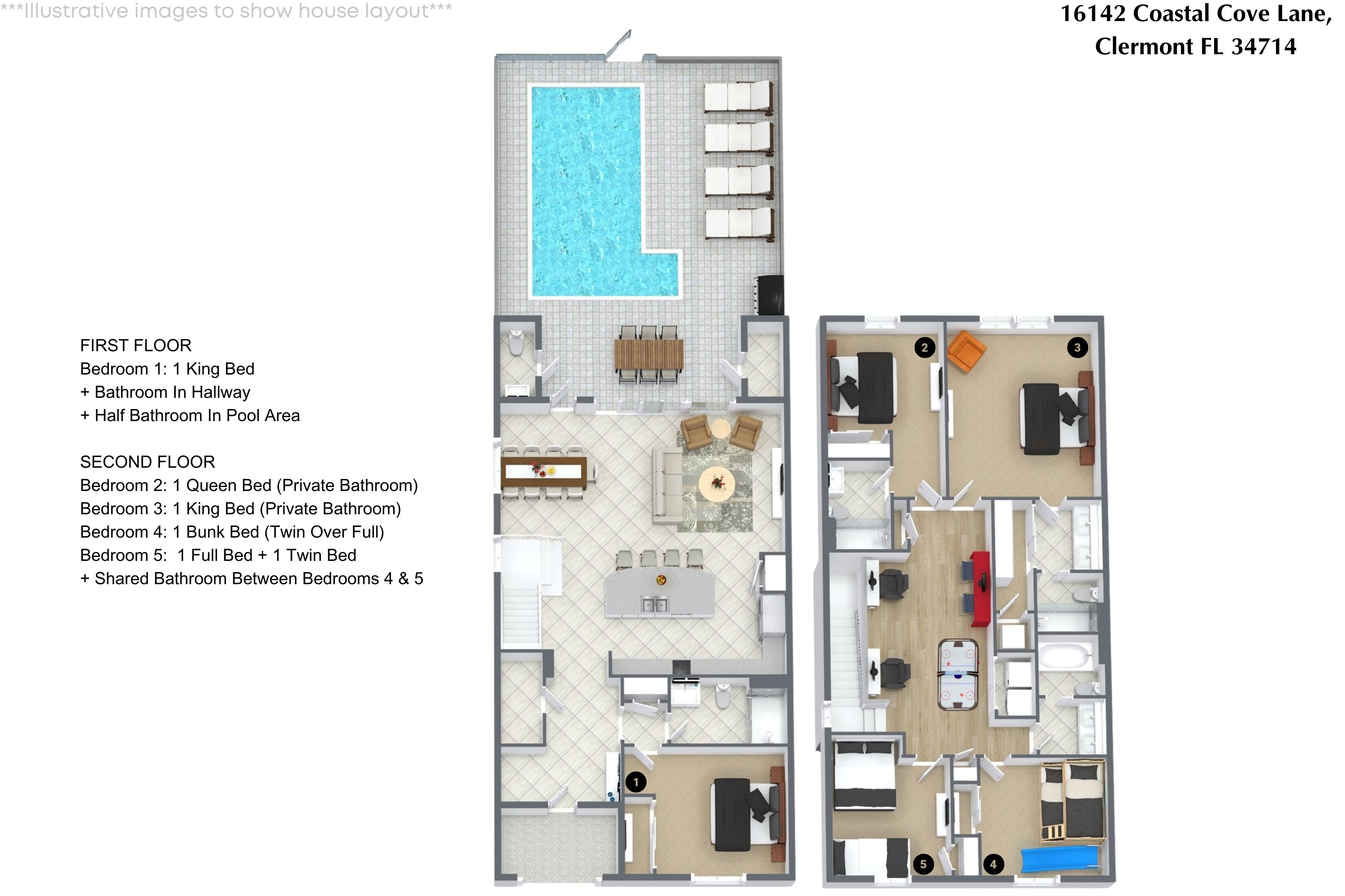 5 bedroom vacation townhouse at Windsor Cay - Image 40