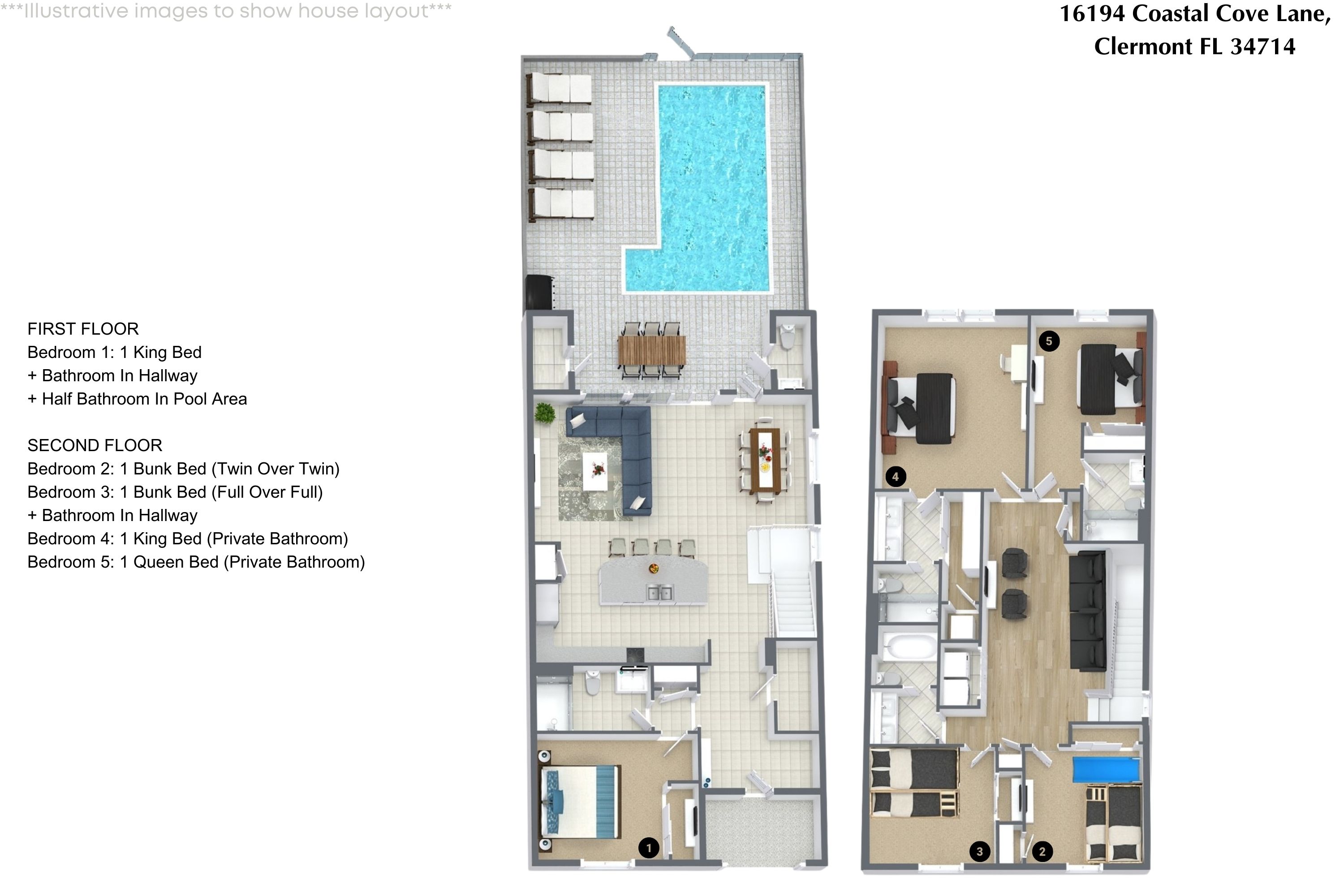 5 bedroom vacation townhouse at Windsor Cay - Image 37